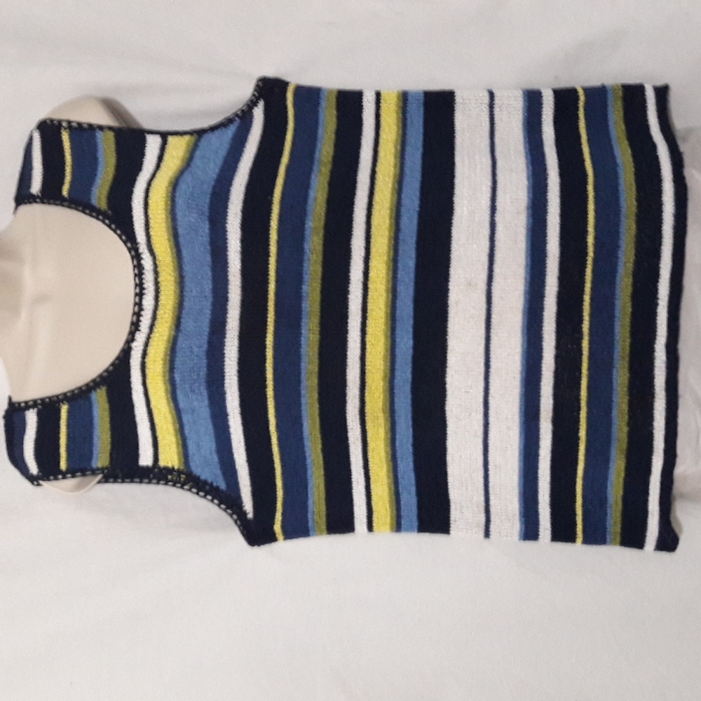 Ashley Stewart Women Multicolor  Sleeveless Jersey Knit Top Size 2X  New